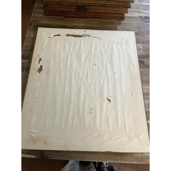 Vintage Framed Cross Stitch Country Our Family Is Homespun With Love Handmade - Picture 5 of 5